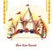 Shri ram navami festival card background