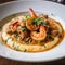 Shrimp and Grits: Spicy Shrimp Over Creamy, Buttery Grits