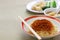 Shrimp roe noodles, chinese macau cuisine, ha zi lo mien