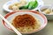 Shrimp roe noodles, chinese macau cuisine, ha zi lo mien