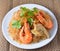 Shrimp vermicelli Thai food