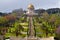 Shrine of the Bab and lower terraces at the Bahai World Center i