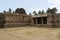 The shrine of Godess, south-west to main sanctum of Achyuta Raya temple, Hampi, Karnataka. Sacred Center. Exterior wall of the ant