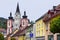 Shrine of Our Lady in city Mariazell, site of pilgrimage for catholics. Austria.