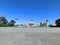 Shrine of Rememberance in Melbourne with a blue sky, Australia