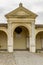 Shrine at santa Maria covered walkway on Mazzini street, Comacch