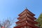 The shrine and temple around Chureito Pagoda.