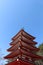 The shrine and temple around Chureito Pagoda.