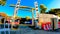 Shrine torii gate and approach to Shimane Washi Shrine