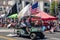 Shriners in tiny cars in the Huntington Beach Independence Day Parade