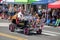Shriners in tiny cars in the Huntington Beach Independence Day Parade