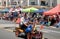 Shriners in tiny cars in the Huntington Beach Independence Day Parade