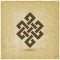 Shrivatsa endless knot vintage background