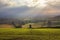 Shropshire landscape in Autumn from Clee Hill