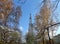 Shukhov radio tower or Shabolovka tower in Moscow, Russia