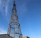 Shukhov radio tower or Shabolovka tower in Moscow, Russia