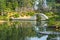 Shukkeien Japanese style garden in Hiroshima, Japan