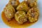 Shumai, Chinese traditional steamed dumplings food
