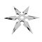 A shuriken isolated over white