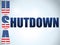 Shutdown Closed United States of America Backgroun