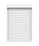 Shutter roll door blind. Warehouse roller shop outlet door garage or window