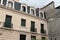 The shutters of a house situated in Cabourg, France, were painted on green