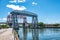 The shuttle bridge Nicolas Avellaneda is a shuttle bridge located in La boca, Buenos Aires, Argentina