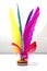 Shuttle Kicking, Colorful Feather Chinese Jianzi Foot Sport