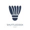 Shuttlecock icon. Trendy flat vector Shuttlecock icon on white b