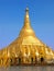 Shwedagon pagoda ,the famous sacred place and tourist attraction