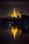 Shwedagon pagoda at night, Yangon,Myanmar
