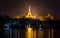Shwedagon pagoda at night, Yangon,Myanmar