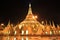 Shwedagon pagoda at twilight, Rangon,Myanmar