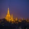 Shwedagon Pagoda in Yangon City