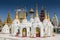 Shwedagon Paya is the most sacred golden buddhist pagoda in Yangon, Myanmar