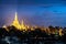 Shwedagon in Yangon city myanmar