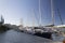 Sibenik port full of sailing yacht