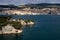 Sibenik town and st. Ante channel