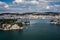 Sibenik town and st. Ante channel