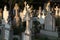 SIBIEL, TRANSYLVANIA/ROMANIA - SEPTEMBER 16 : View of the graveyard of the Holy Trinity Church in Sibiel Transylvania Romania on