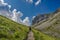 Sibillini mountains landscape Italy