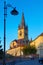 Sibiu Cathedral in evening sun