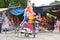 Siblings were playing near Lord Ganesha\'s Statue at Hollywoodbasti, Ahmedabad