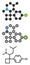 Sibutramine obesity drug molecule