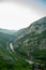Sicevac gorge. Wonderful nature from a bird\\\'s eye view. Before sunrise. Old dam on the Nisava