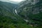 Sicevac gorge. Wonderful nature from a bird\\\'s eye view. Before sunrise. Old dam on the Nisava