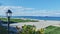 Sicilian beach view in spring