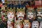 Sicilian ceramic craftsmanship Faces of Mori-