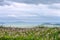 Sicilian landscape in rainy spring day