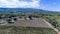 Sicilian soil with grapes for grape harvest